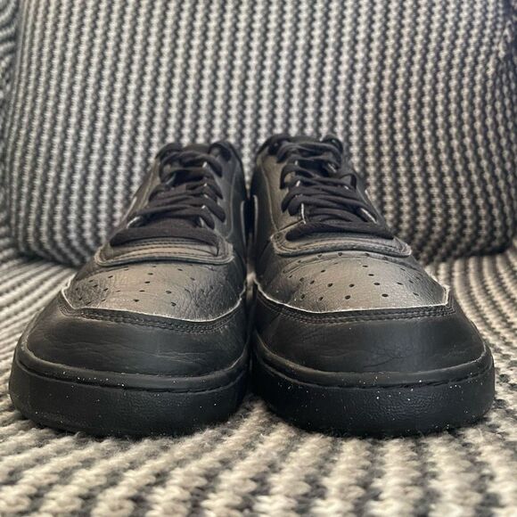 Nike Court Vision Low Next Nature triple black men’s shoe size 13 - Picture 4 of 10